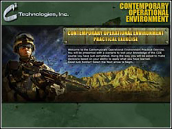 US Army Contemporary Operational Environment Train-the-Trainer