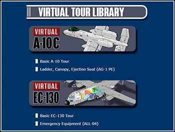 USAF A-10C and EC-130 Virtual Tours